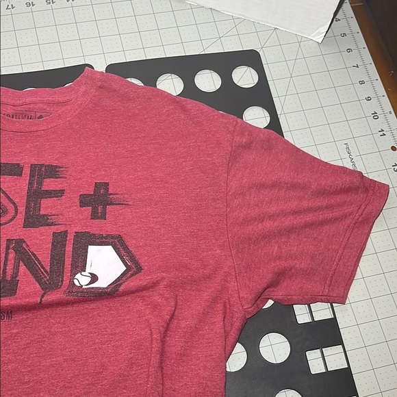 Rise & Grind Men's Red Graphic Tee - Picture 5 of 10